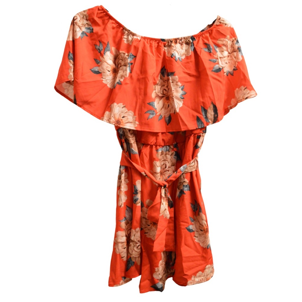 Floral Off-Shoulder Dress